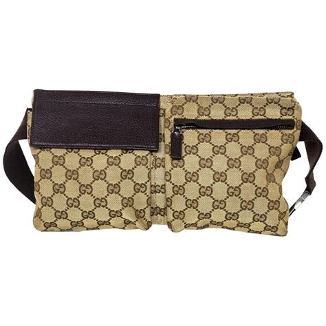 gucci double pocket belt bag.